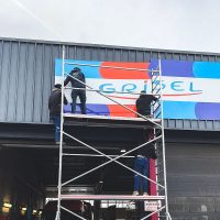 Installation du panneau Grisel au dépôt de Nanterre 2026
